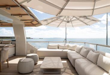 Superyacht Charter - Flybridge Lounge 