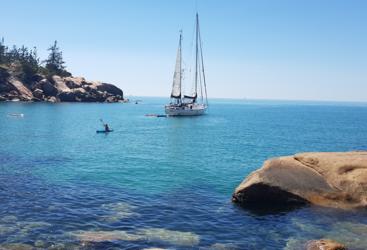 Great Barrier Reef tour sailing around Magnetic Island