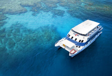 Cairns Learn To Dive Courses - Comfortable Liveaboard Boat on the Great Barrier Reef