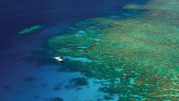 Great Barrier Reef Tours Cairns - Barrier Reef Australia - Take a scenic helicopter flight over the Great Barrier Reef