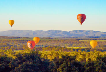 Hot air balloon rides from Cairns