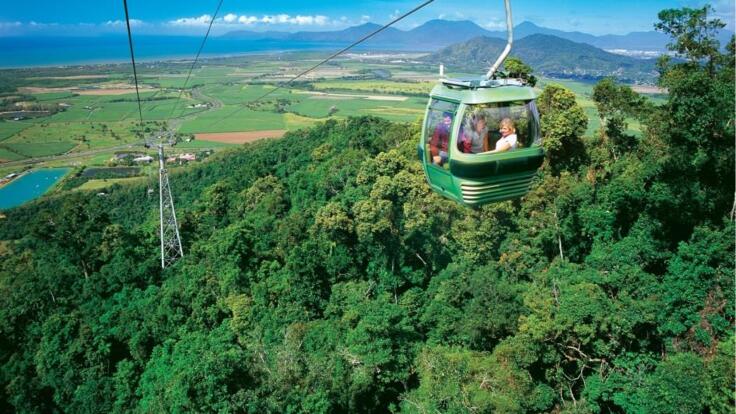 Skyrail Rainforest Cableway - travel above the canopy or the Kuranda Rainforest - The Tour Specialists