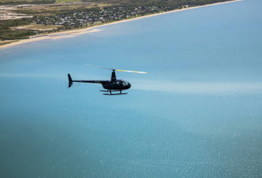 Barrier Reef Australia - Helicopter scenic flight - Townsville over Magnetic Island