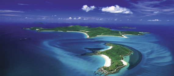 Aerial of Great Keppel Island