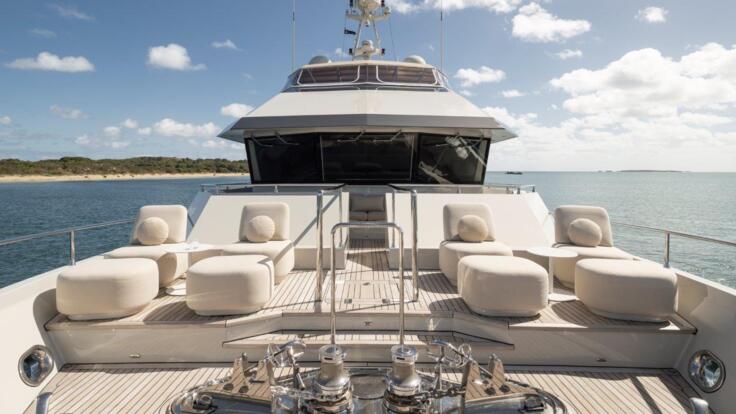 Superyacht Charter - Relax on the Bow
