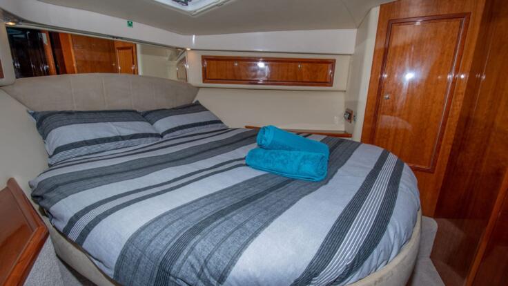 Cairns Boat Charter - Master Stateroom - Ensuite - Double Bed 