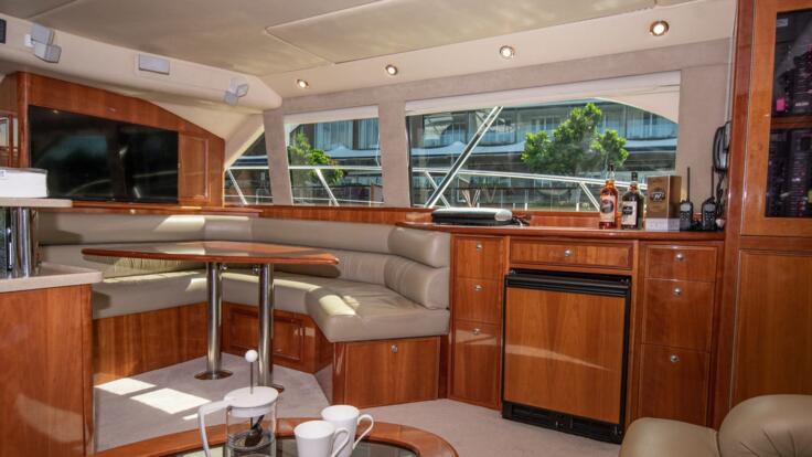 Cairns Boat Charter - Saloon on luxury boat