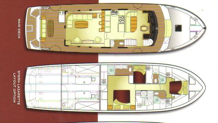 Cairns Yacht Charters - Boat Layout