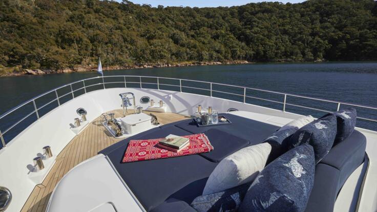Whitsundays Luxury Yacht Charters - Forward Sun Pads