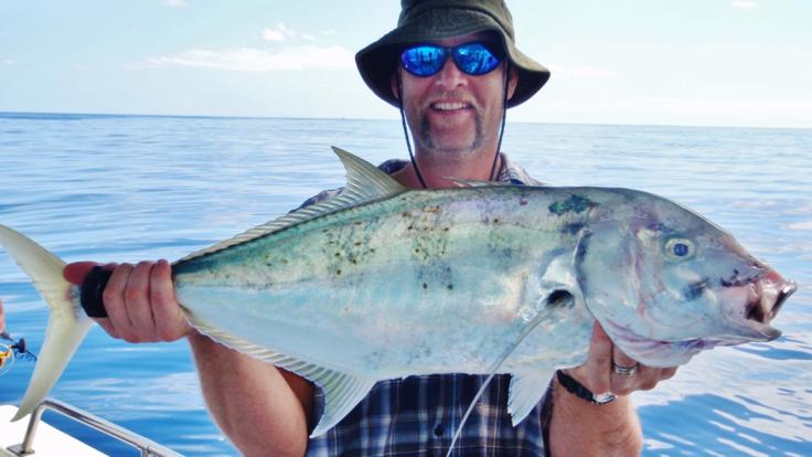 Cairns private charter reef fishing - Trevally