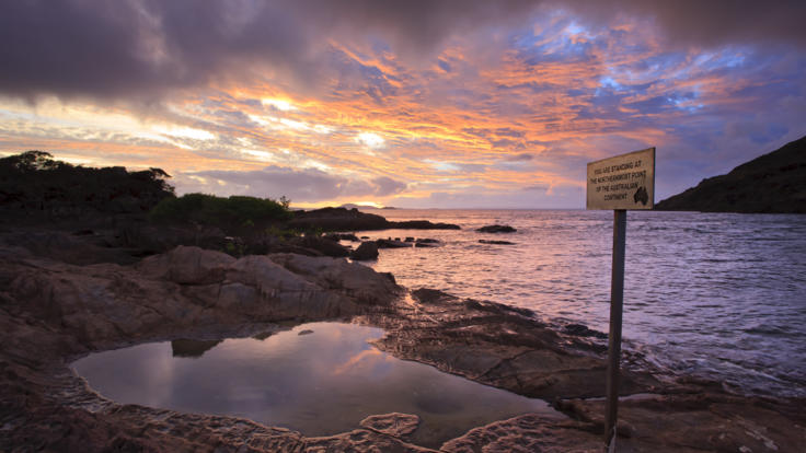 Visit the Top end Australia's northernmost point | Enjoy a champagne sunrise or sunset