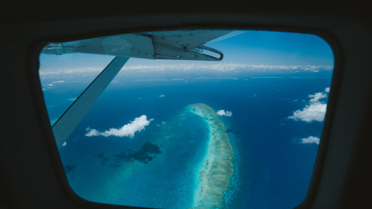 Lizard Island Scenic Flight - Aerial views to Lizard Island on Scenic Flight