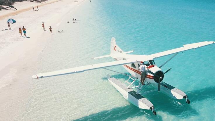 Seaplane Flights Whitehaven Beach Club