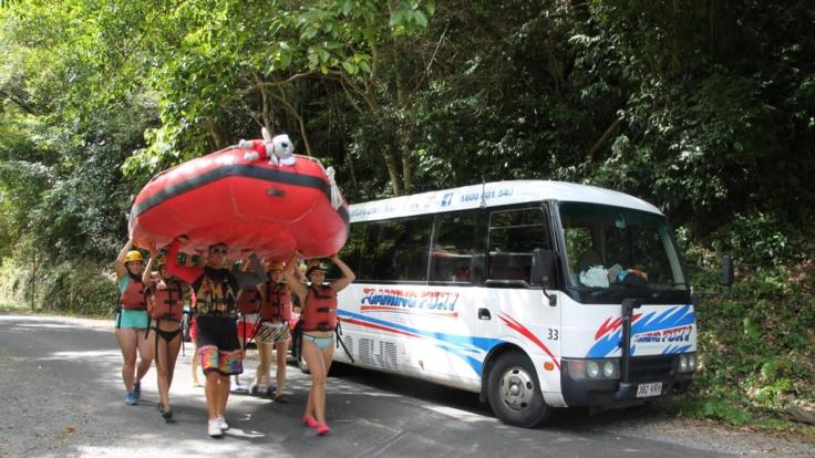 White Water Rafting Cairns - Rafting is a perfect group activity!