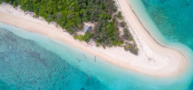 Cairns Island Tours - Aerial View of Frankland Islands - Normanby Island