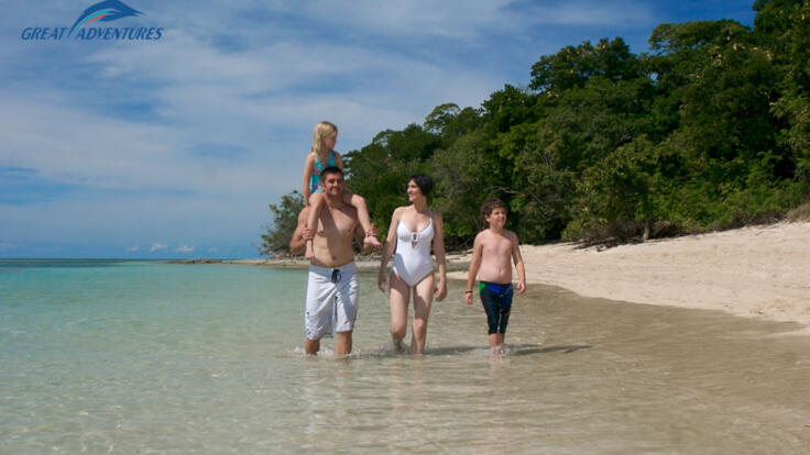 Green Island is a great tour for families