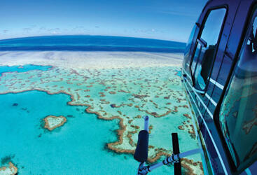 Helicopter Flights - Whitsundays - Heart Reef - Great Barrier Reef - Whitsunday Islands