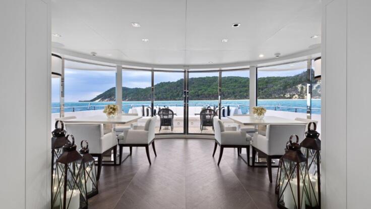 Luxury Saloon - Superyacht Charter Great Barrier Reef