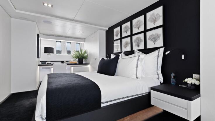 VIP Aft Stateroom - Superyacht Charter Great Barrier Reef
