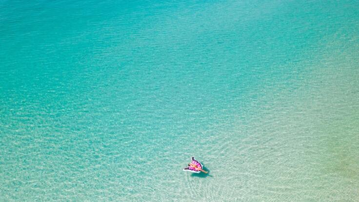 Whitsunday Yacht Charters - Swim in the Gin Clear Water