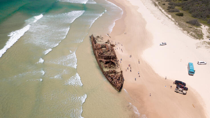 Maheno Shipwreck | K'Gari Island Day Tour