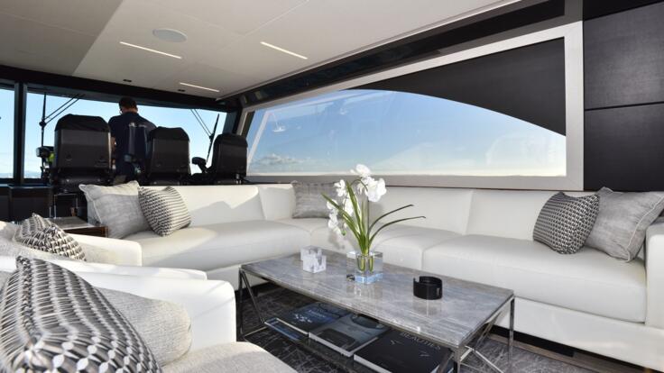 Luxury Yacht Charters Whitsunday Islands - Fly Bridge Lounge