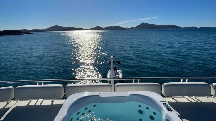 Luxury Yacht Charters Whitsundays - Jacuzzi Spa Pool