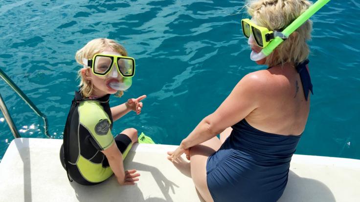 All snorkel gear and wetsuits are provided for all ages
