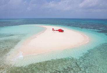 Cairns Helicopter Flight - Exclusive Vlasoff Cay tour- secluded snorkelling