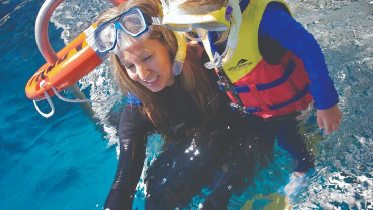 Great Barrier Reef tour for families from Cairns