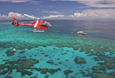 Great Barrier Reef Helicopter Ride & Cruise Combo