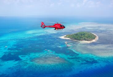 Great Barrier Reef Scenic Helicopter Flights & Green Island