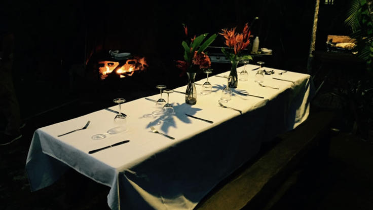 Cape York Tours | Table Set For Dinner | 11 Day Cape York Australian Safari