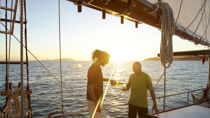 Enjoy canapes onboard | Whitsunday Sunset Sail