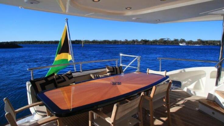Superyacht Charters Airlie Beach - Aft Deck in the Sun