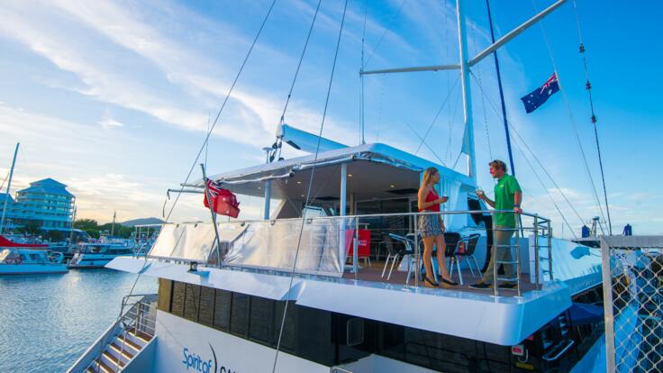 Cairns Yacht Charter - Aft Deck Entertainment Area