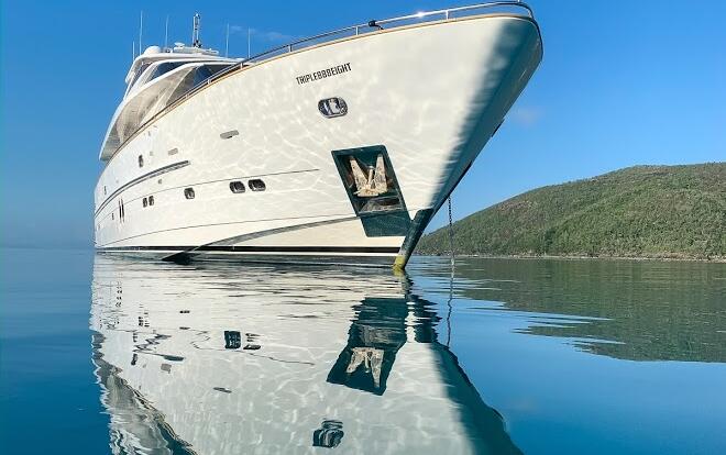 Luxury Yacht Charters - Hamilton Island - At Anchor