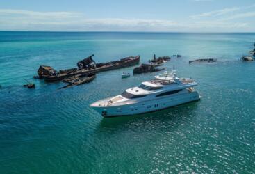 Luxury Yacht Charter Whitsundays - At Anchor