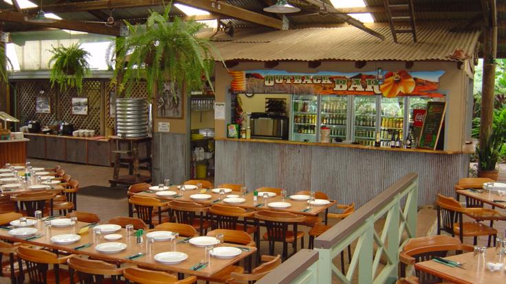 Kuranda Tours - Restaurant dining at Rainforestation in Kuranda