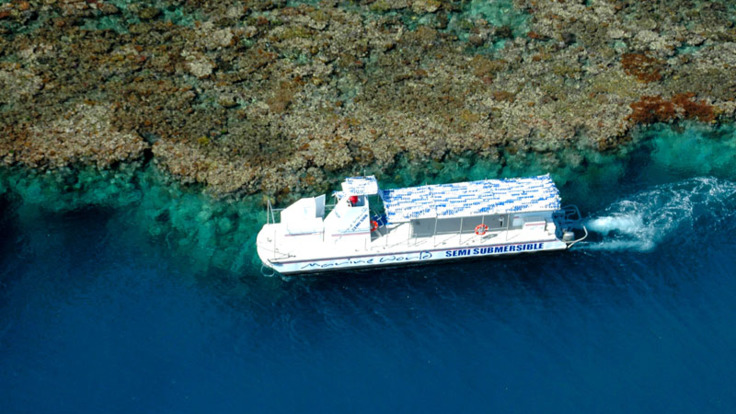 Ride the semi submersible submarine on the Great Barrier Reef