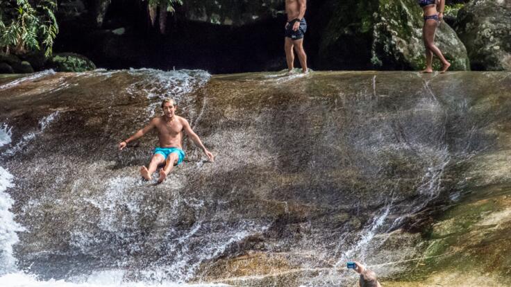 Josephine Falls | Waterfalls Fun Day Out | Rock Sliding