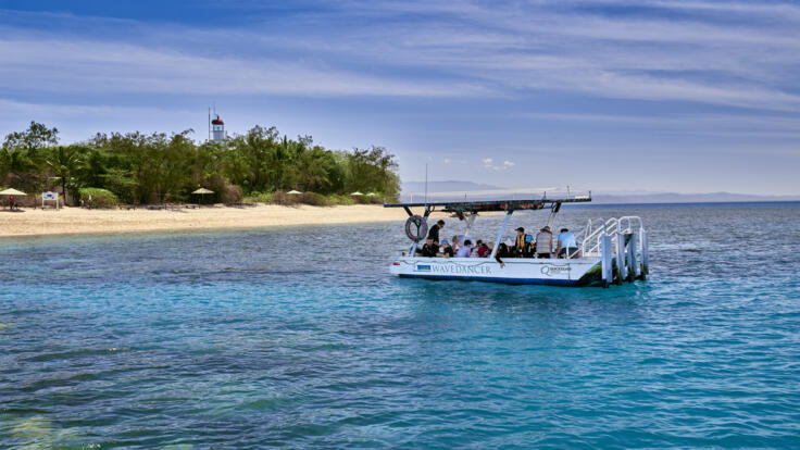 Low Isles - Great Barrier Reef Tours - Snorkeling Port Douglas - Low Isles Glass Bottom Boat Tour