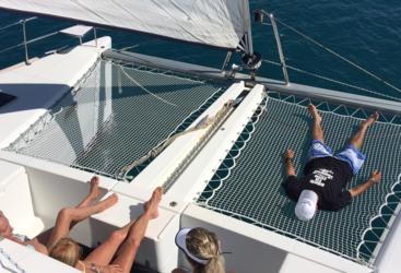 Private Charter Yacht Sailing Trip From Airlie Beach - Lounge Around On The Forward Nets 