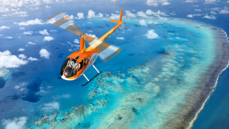 Cairns Helicopter Rides - Great Barrier Reef Helicopter Scenic Flight