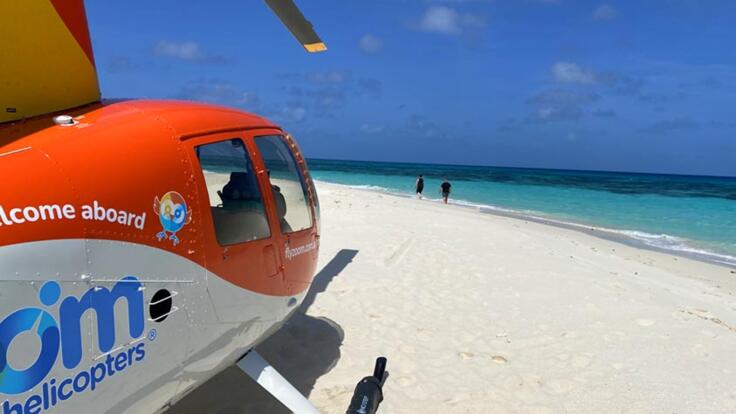 Helicopter Flights Cairns - Vlassof Sand Cay 60 Minute Helicopter Flight Including Landing