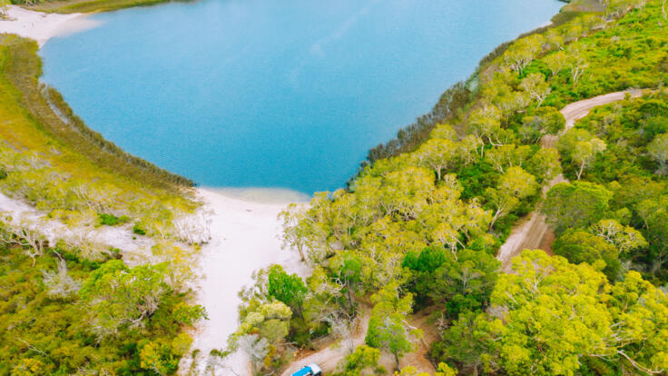 Brown Lake North Stradbroke Island