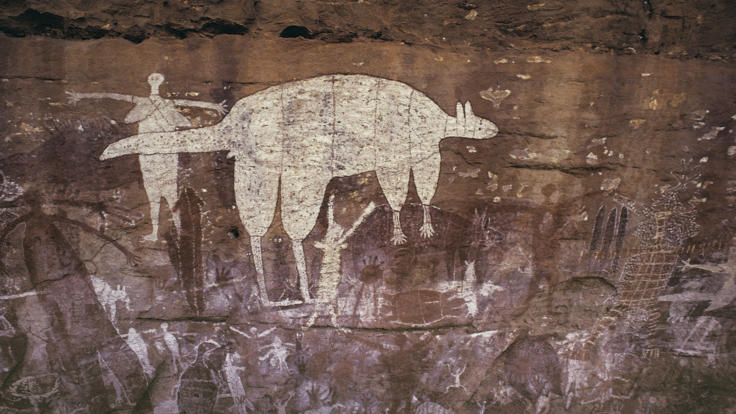 Aboriginal rock art, Laura, Wild North