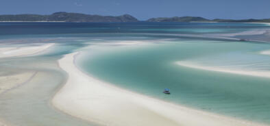 Whitehaven Beach Hill Inlet - Whitsunday Islands - Great Barrier Reef Australia 